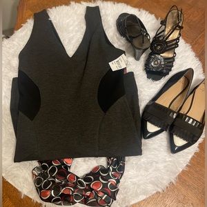 Bundle of 4 items 2 pairs of shoes NWT Dress size L long scarf (Blk, white, red